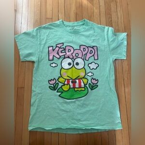 2023 Sanrio Keroppi Double Sided Green T-Shirt, Size M